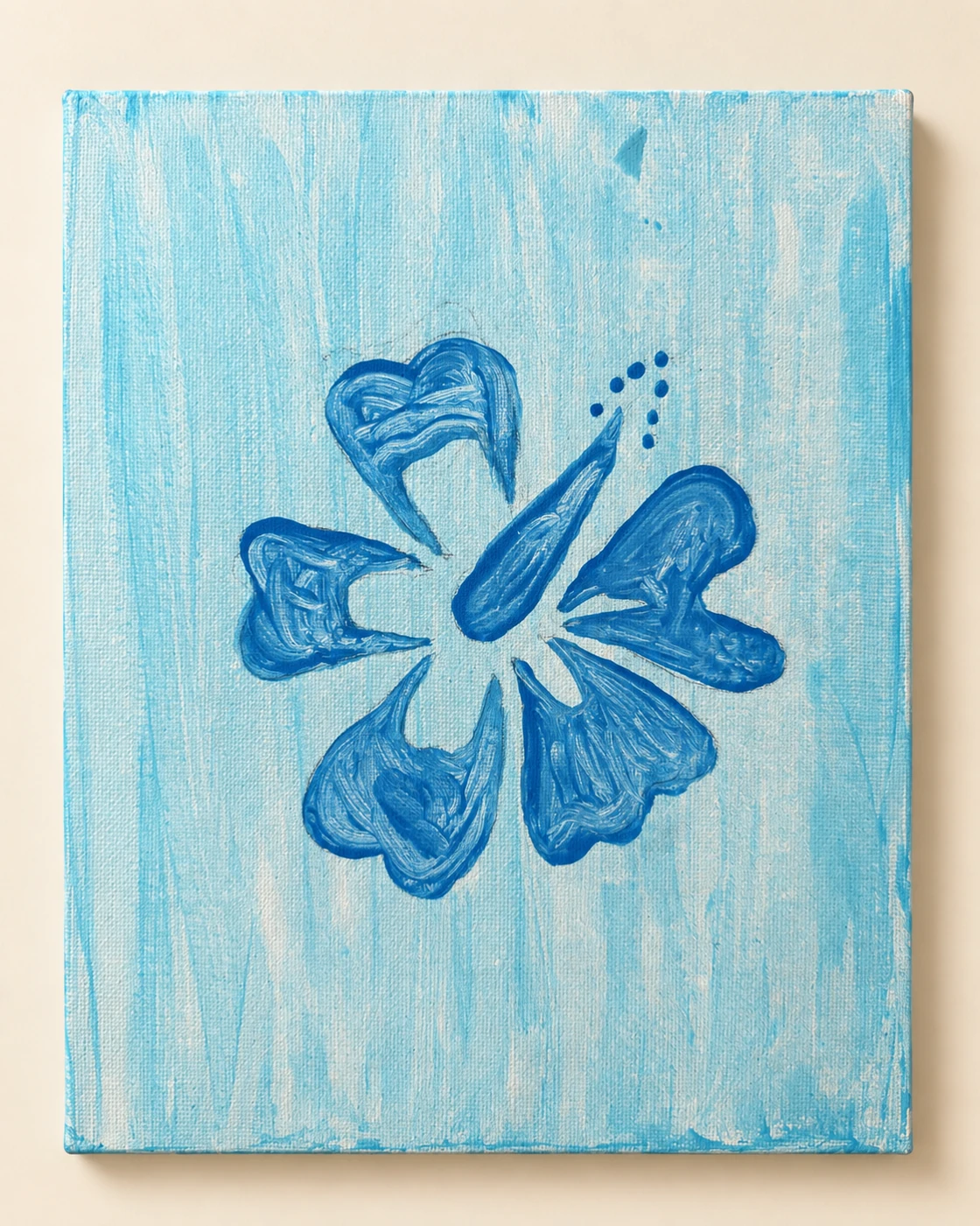 Hibiscus bleu
